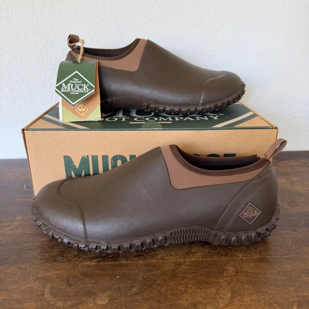 Muck Boot Company Men's Brown Slip-On Waterproof Low Boot